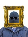 Incognito masked mask man person hooded hood disguise glasses shades