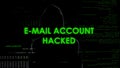 Incognito spy hacking email accounts, cyberattack on privacy, sending spam