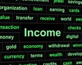 Income Earnings Shows Salaries Revenue And Wage
