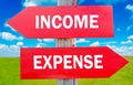 Income and expense