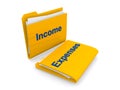 Income and expenses folders