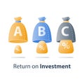 Income growth, invest fund, revenue increase, return on investment, long term wealth management, more money, high interest