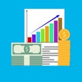 Income increase chart arrow