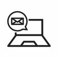 Incoming Call icon vector Royalty Free Stock Photo