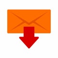 Incoming Message icon vector image.