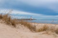 Incoming storm on Lake Michigan Royalty Free Stock Photo