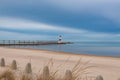 Incoming storm on Lake Michigan Royalty Free Stock Photo