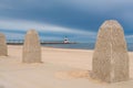 Incoming storm on Lake Michigan Royalty Free Stock Photo