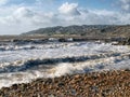 Incoming Tide At Charmouth, Dorset Royalty Free Stock Photo