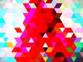 An incomparable lovely graphical design of colorful pattern of squares