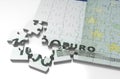Incomplete Euro Puzzle Royalty Free Stock Photo