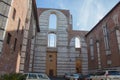 Incomplete facade of the planned Duomo nuovo or Facciatone. Siena. Tuscany Italy. Royalty Free Stock Photo