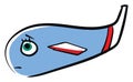 An inconsolable aeroplane, vector or color illustration