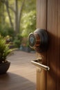 Incorporating Smart Locks with Digital Shields to Enhance Internet of Things Security for Modern Homes Royalty Free Stock Photo