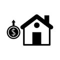 Increase flat vector icon which can easily modify or edit Royalty Free Stock Photo