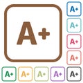 Increase font size simple icons