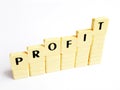 Increase in profit abstract concept