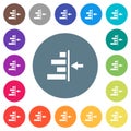 Increase right indentation of content flat white icons on round color backgrounds