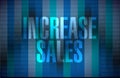 increase sales binary sign concept