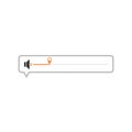Increase volume speaker icon suitable for media player, mobile application, website template or element, vector illustration