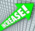 Increase Word Green Arrow Rising Up Improvement More Results Royalty Free Stock Photo