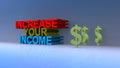 Increase your income on blue