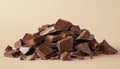 Increased Amount Of Rich Chocolate Chunks Combined With An Array Of Delicious Sweet Candy In A Pile Royalty Free Stock Photo