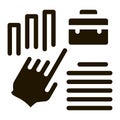 increased efficiency icon Vector Glyph Illustration