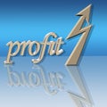 Increased profit Royalty Free Stock Photo