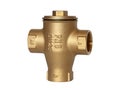 Thermostatic mixing valve is designed to regulate the temperature of the heating medium in the return pipe of heating systems.