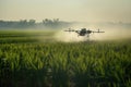 Increasing Crop Yield With Drone Spraying In Cornfields