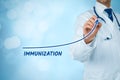 Increasing immunization coverage concept Royalty Free Stock Photo