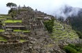 The incredible ancient ruins of Machu Picchu in Peru. Royalty Free Stock Photo