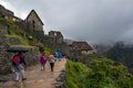 The incredible ancient ruins of Machu Picchu in Peru. Royalty Free Stock Photo