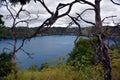 The incredible Blue Lake at Mt Gambier Royalty Free Stock Photo