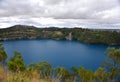 The incredible Blue Lake at Mt Gambier Royalty Free Stock Photo