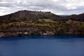 The incredible Blue Lake at Mt Gambier Royalty Free Stock Photo