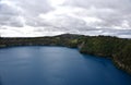 The incredible Blue Lake at Mt Gambier Royalty Free Stock Photo