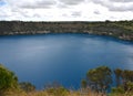 The incredible Blue Lake at Mt Gambier Royalty Free Stock Photo