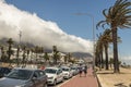 Incredible cloud formations over Table Mountain, Camps Bay, Cape Town