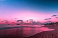 Incredible colors of the sky at sunset Royalty Free Stock Photo