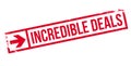 Incredible Deals rubber stamp