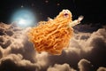 The incredible flying spaghetti monster