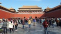 Beijing, China - November 20 2018: Forbidden City Palace