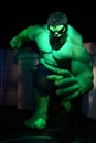 Incredible Hulk statue at Madame Tussauds New York in New York City Royalty Free Stock Photo