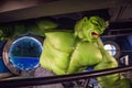 The Incredible Hulk, wax sculpture, Madame Tussaud