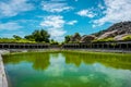 Elephant Tank at Gingee Fort or Senji Fort in Tamil Nadu, India. It lies in Villupuram District Royalty Free Stock Photo