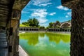 Elephant Tank at Gingee Fort or Senji Fort in Tamil Nadu, India. It lies in Villupuram District Royalty Free Stock Photo