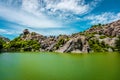 Gingee Fort Lake or Swimming lake of Gingee or Senji in Tamil Nadu, India. It lies in Villupuram District, built by the kings of k Royalty Free Stock Photo