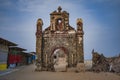 Old Roman Catholic church at Dhanushkodi south-eastern tip of Pamban Island, Tamil Nadu State, India.